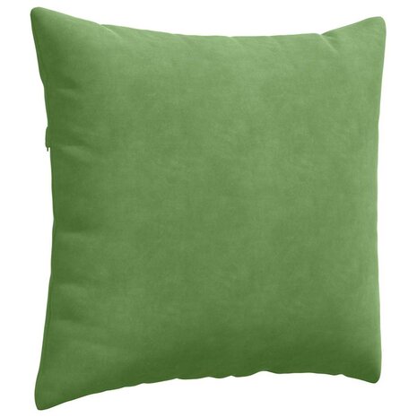 Sofa Kussens 2 stuks Lichtgroen 45 x 45 cm Cordstof 5