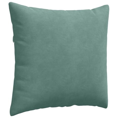 Sofa Kussens 2 stuks Zeegroen 45 x 45 cm Cordstof 5