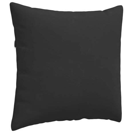 Sofa Kussens 2 stuks Zwart 45 x 45 cm Stof 5
