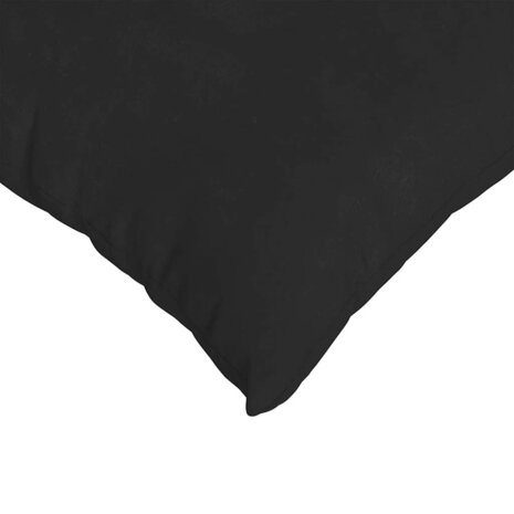 Sofa Kussens 2 stuks Zwart 45 x 45 cm Stof 7