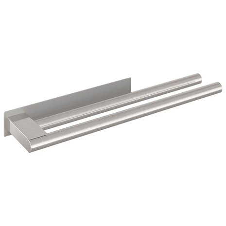 Handdoekenrek Zilver 40 x 9 x 4 cm Roestvrij staal 2