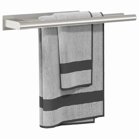 Handdoekenrek Zilver 40 x 9 x 4 cm Roestvrij staal 3