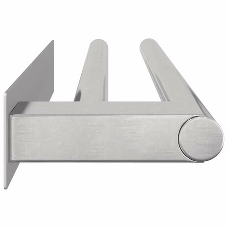 Handdoekenrek Zilver 40 x 9 x 4 cm Roestvrij staal 6