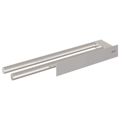 Handdoekenrek Zilver 40 x 9 x 4 cm Roestvrij staal 7