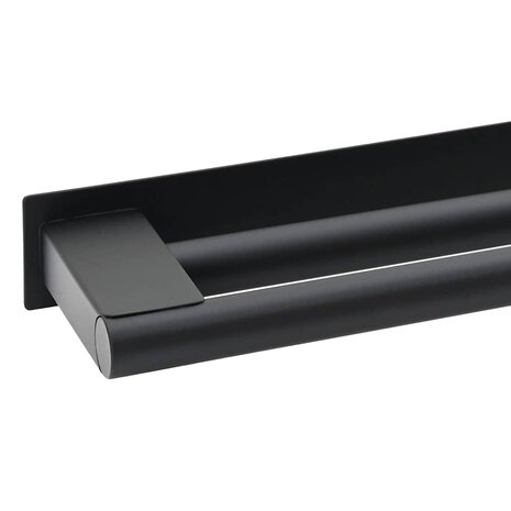 Handdoekenrek Zwart 40 x 9 x 4 cm Roestvrij staal 8