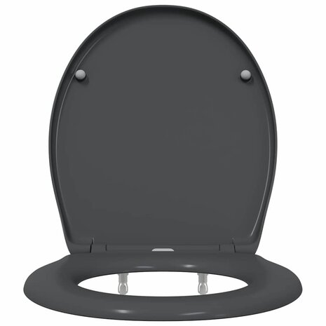 Toiletzitting Antraciet 47 x 37 x 4 cm Duroplast 6