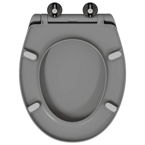 Toiletzitting Grijs 47 x 37 x 4 cm Duroplast 5