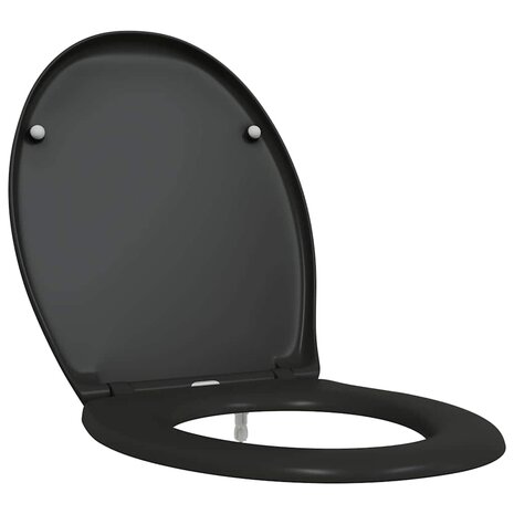 Toiletzitting Zwart 47 x 37 x 4 cm Duroplast 2