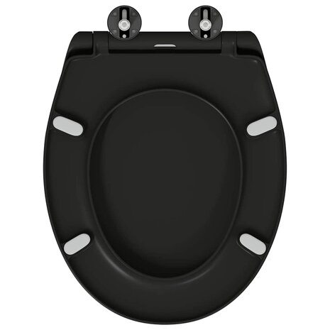 Toiletzitting Zwart 47 x 37 x 4 cm Duroplast 5