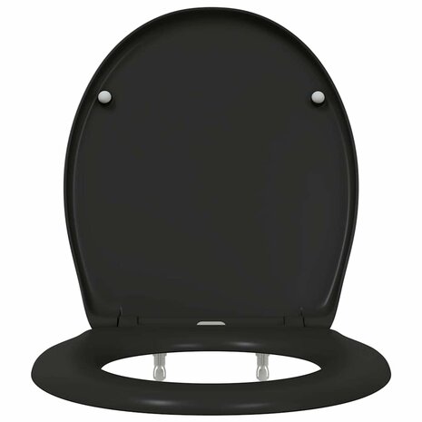 Toiletzitting Zwart 47 x 37 x 4 cm Duroplast 6