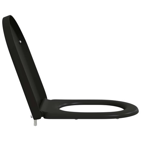 Toiletzitting Zwart 49 x 36 x 4 cm Duroplast 6