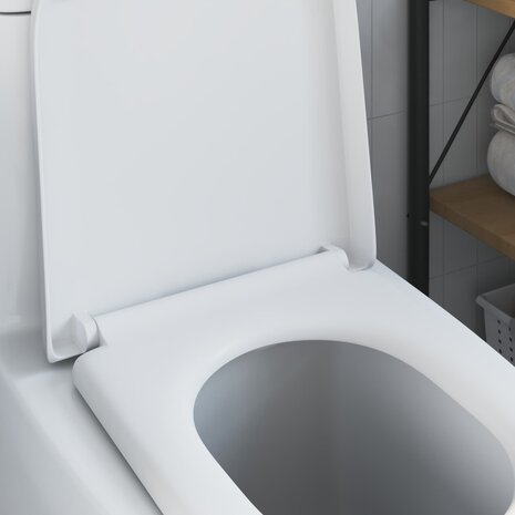 Toiletzitting Wit 49 x 36 x 4 cm Duroplast 4
