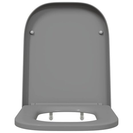 Toiletzitting Grijs 47,5 x 35 x 3,6 cm Duroplast 5