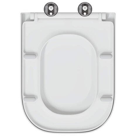 Toiletzitting Wit 47,5 x 35 x 3,6 cm Duroplast 8