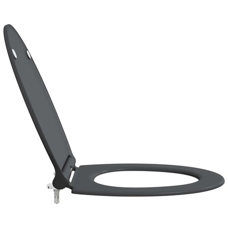 Toiletzitting Antraciet 47 x 37,5 x 3,8 cm Duroplast 6