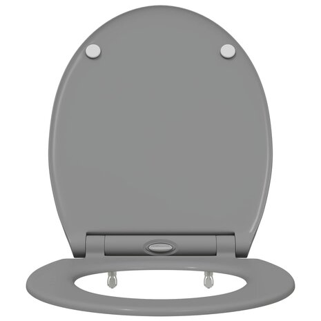 Toiletzitting Grijs 47 x 37,5 x 3,8 cm Duroplast 5