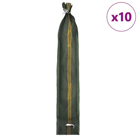 Zandzakken 10 pcs Donkergroen 100 x 25 cm HDPE 3