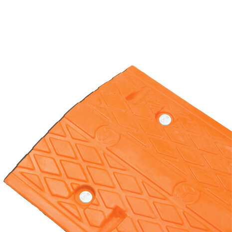 Verkeersdrempel 97x32,5x4 rubber geel en zwart 6