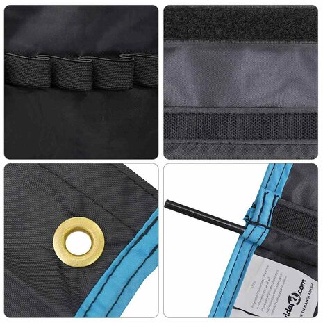 Tentorganizer Zwart en Blauw 125 x 48 cm oxford 7