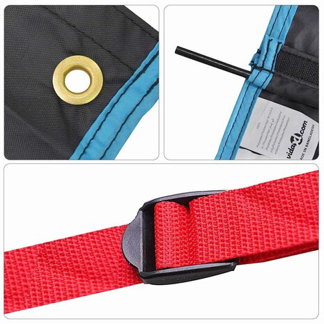 Tentorganizer Zwart en Blauw 140 x 43 cm oxford 8