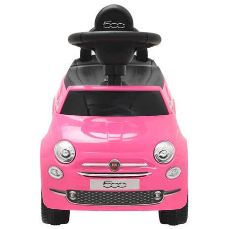 Loopauto Fiat 500 roze 2