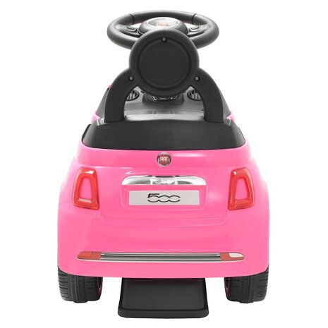 Loopauto Fiat 500 roze 4