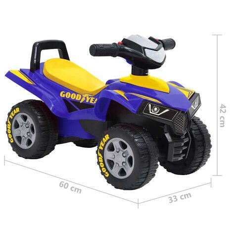 Loopquad Goodyear blauw 7