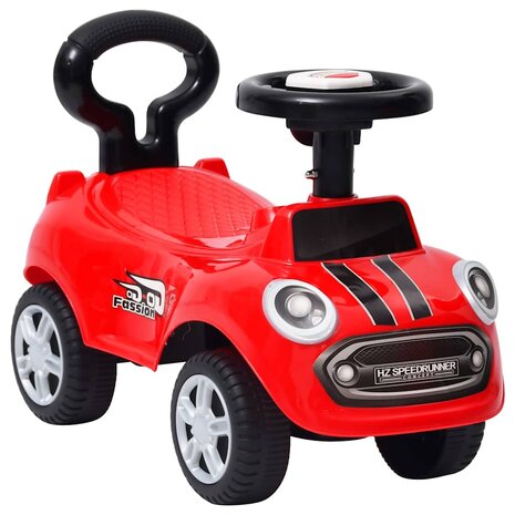 Loopauto rood 1