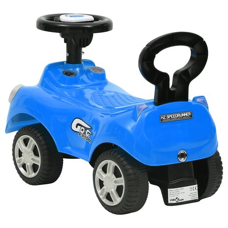 Loopauto blauw 4