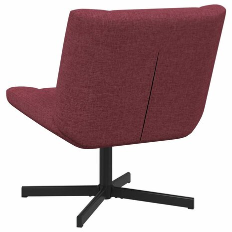 Draaistoel Wijnrood 63 x 75 x 76 cm Stof 6