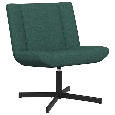 Draaistoel Donkergroen 63 x 75 x 76 cm Stof 2