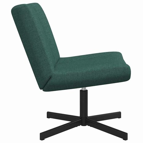 Draaistoel Donkergroen 63 x 75 x 76 cm Stof 5