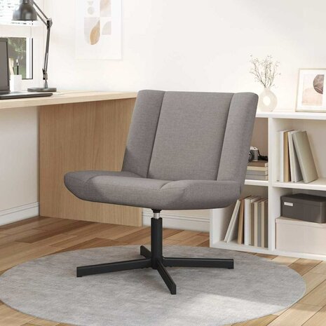 Draaistoel Taupe 63 x 75 x 76 cm Stof 1