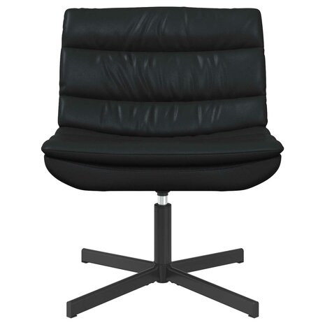 Draaistoel Zwart 63 x 75 x 76 cm Glanzend PU 2