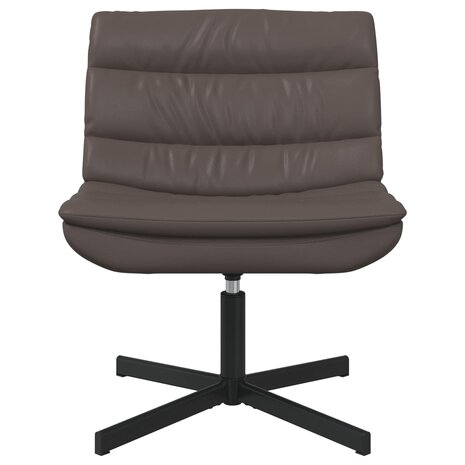 Draaistoel Bruin 63 x 75 x 76 cm Glanzend PU 2
