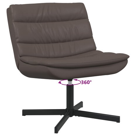 Draaistoel Bruin 63 x 75 x 76 cm Glanzend PU 5