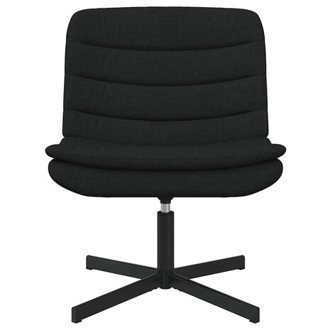Draaistoel Zwart 63 x 75 x 76 cm Stof 4