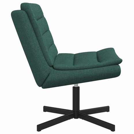 Draaistoel Donkergroen 63 x 75 x 76 cm Stof 3