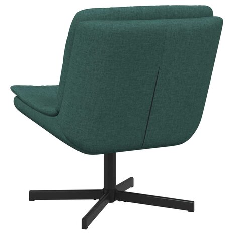 Draaistoel Donkergroen 63 x 75 x 76 cm Stof 4