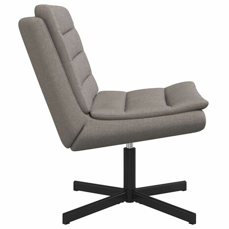 Draaistoel Taupe 63 x 75 x 76 cm Stof 5