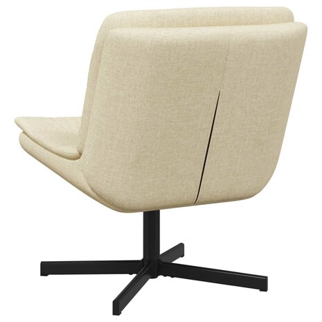 Draaistoel Cr&egrave;me 63 x 75 x 76 cm Stof 4