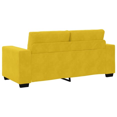Loveseat Sofa Geel 180x77x82 cm Fluweel 6