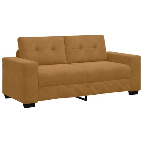 Loveseat Sofa Bruin 180x77x82 cm Fluweel 2