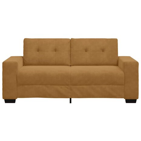 Loveseat Sofa Bruin 180x77x82 cm Fluweel 4