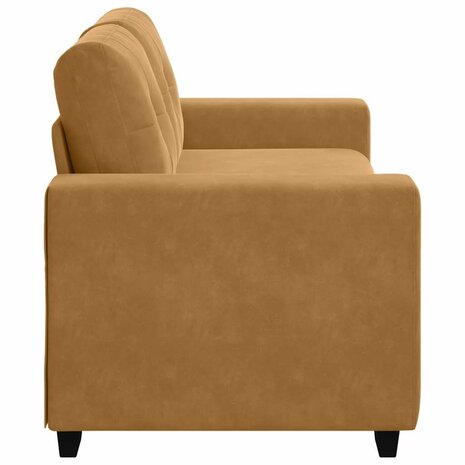 Loveseat Sofa Bruin 180x77x82 cm Fluweel 5