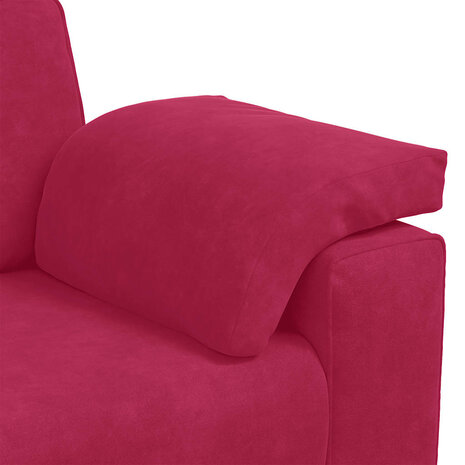 Loveseat Sofa Wijnrood 160x77x82 cm Fluweel 7