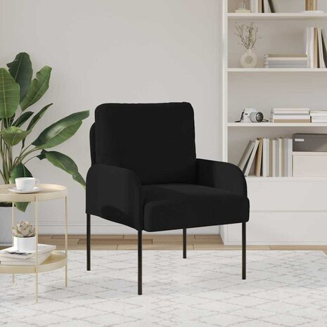 Banken met kussen 55cm Zwart Multiplex 3