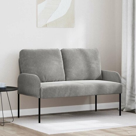 Banken met kussen 110cm Lichtgrijs Multiplex 1