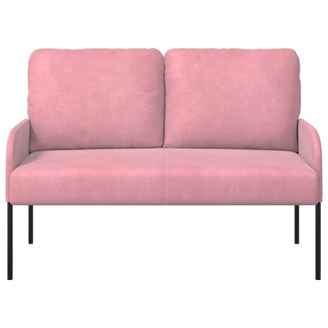 Banken met kussen 110cm Roze Multiplex 4