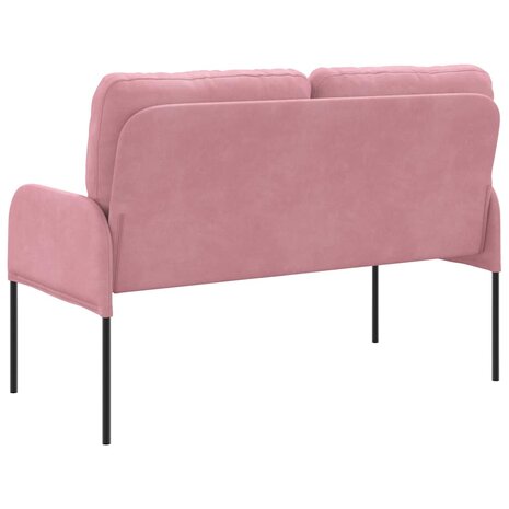 Banken met kussen 110cm Roze Multiplex 6
